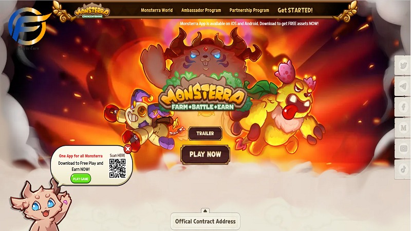 Cách tham gia chơi game Monsterra