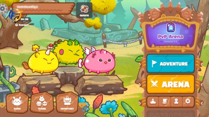 Axie Infinity có thể trao đổi tại Ronin wallet