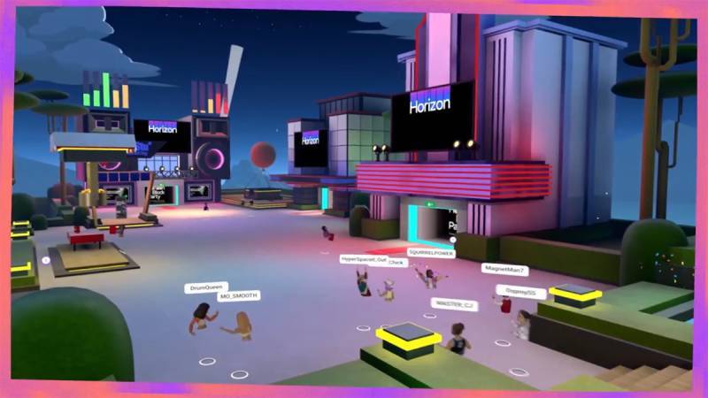 Game Horizon Worlds có thể tương tác qua avatar ảo