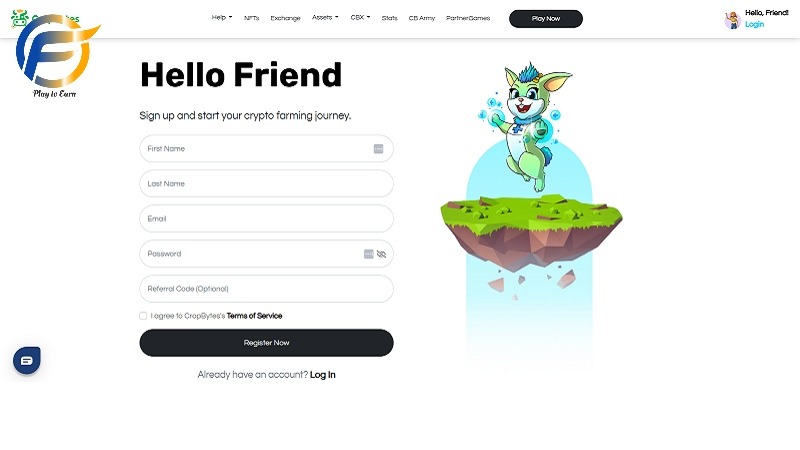 Hướng dẫn tham gia game nông trại CropBytes