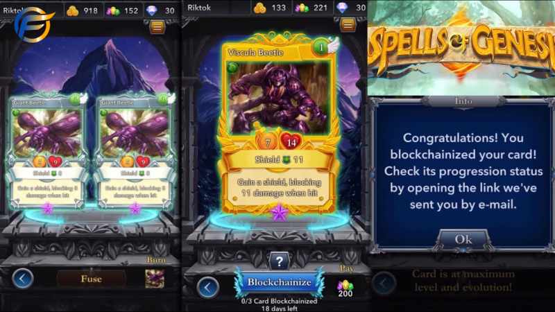 BCY là token chính trong Spells of Genesis