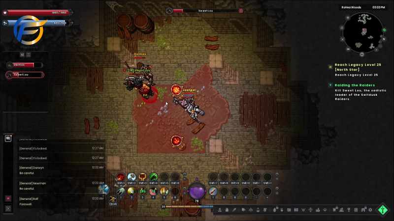 Chơi RavenQuest khá dễ dàng