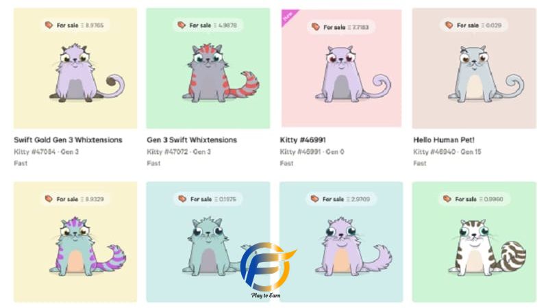 Tìm hiểu về hệ thống Token trong game CryptoKitties