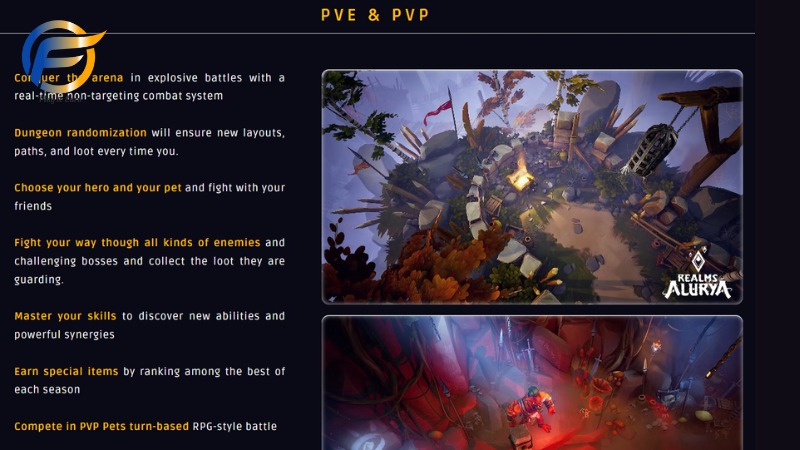 Gameplay & Cơ chế trong Realms of Alurya