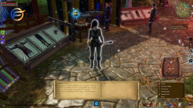 Legends of Aria có thể trao đổi, mua bán vật phẩm