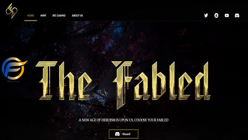 Hướng dẫn tham gia game - Vào trang web chính thức của The Fabled
