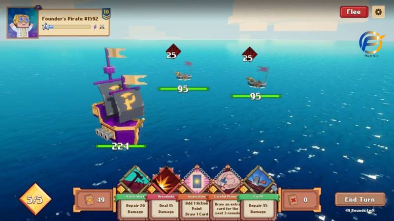 Pirate Nation là game phiêu lưu biển đảo